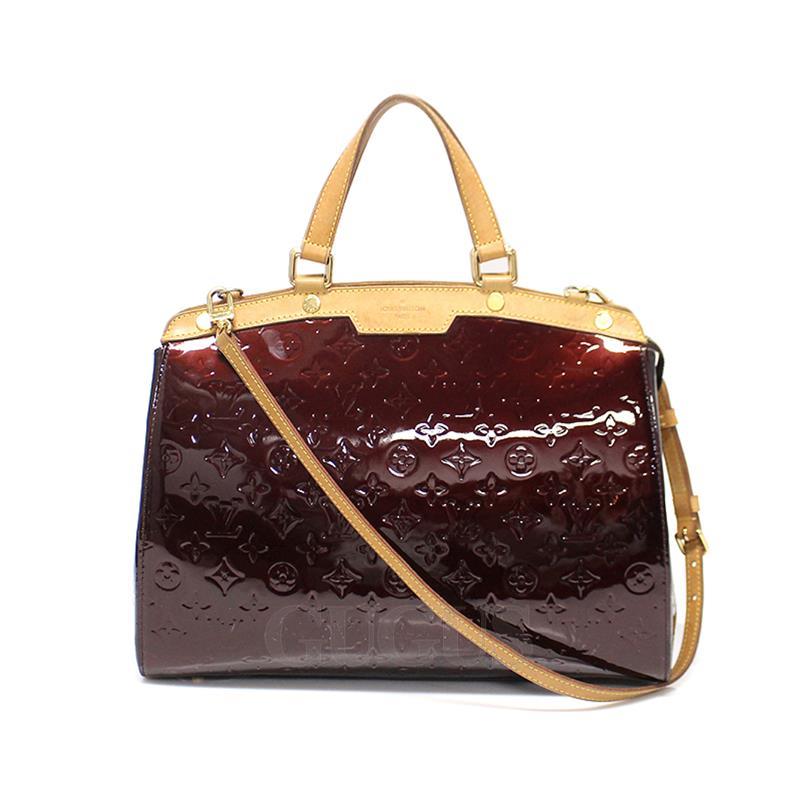 Louis Vuitton(루이비통) M91616 모노그램 베르니 아마랑뜨 브레아 GM투웨이